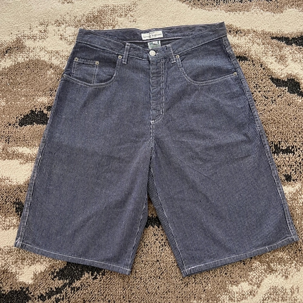 vintage 90s guess striped shorts • size 31
